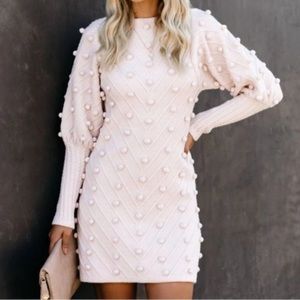 VICI Pom Pom sweater dress